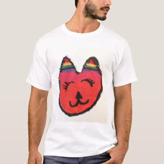 Coole Orangenkatze T-Shirt