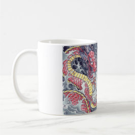 Coole orientalische Drachetätowierungs-Tasse Kaffeetasse