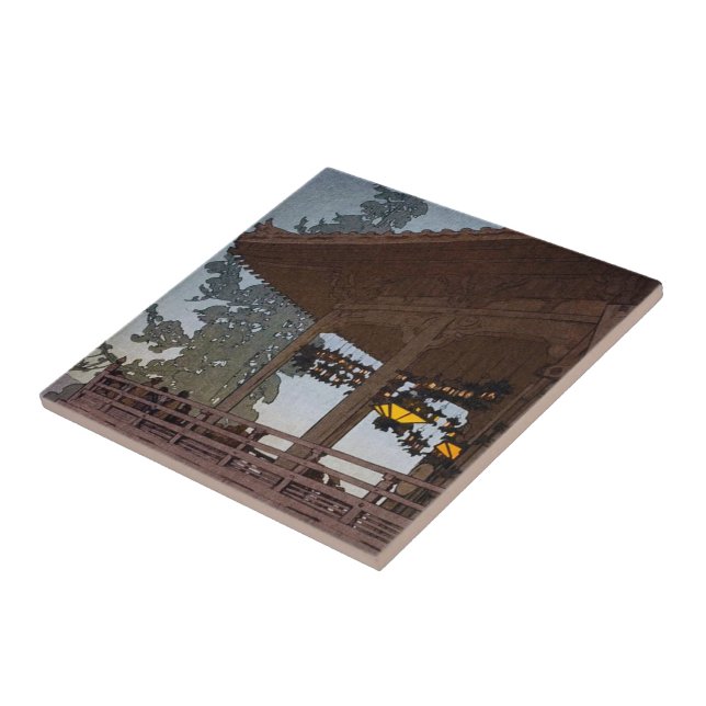 Coole orientalische Japaner Fliese (Seite)