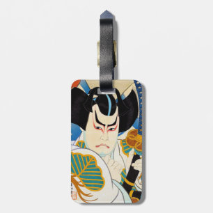 Coole orientalische Japaner Shunsen Kabuki Gepäckanhänger