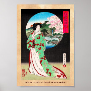 Coole orientalische japanische Kunst Poster