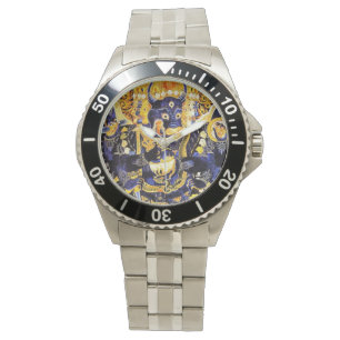 Coole orientalische tibetanische thangka armbanduhr