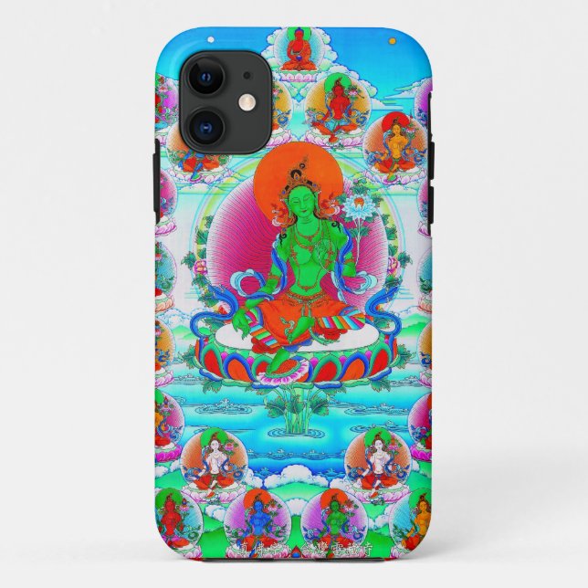 Coole orientalische tibetanische thangka Case-Mate iPhone hülle (Rückseite)