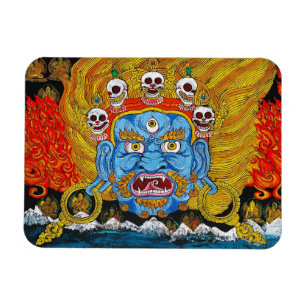 Coole orientalische tibetanische thangka magnet