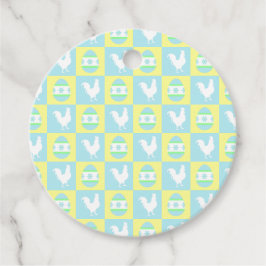 Coole Osterprüfbrett Muster-RasterEggen Geschenkanhänger