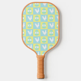 Coole Osterprüfbrett Muster-RasterEggen Pickleball Schläger