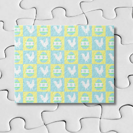 Coole Osterprüfbrett Muster-RasterEggen Puzzle