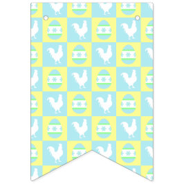 Coole Osterprüfbrett Muster-RasterEggen Wimpelkette