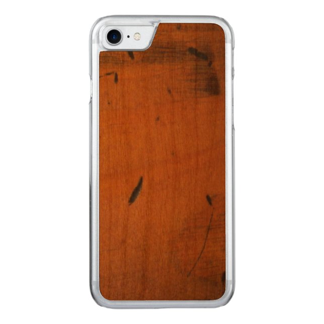 Coole Ostseepine Holzschnitzel® Holz Carved Wood iPhone Hülle (Rückseite)