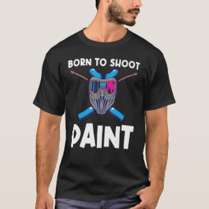 Coole Paintball für Männer Frauen Anstrich Waffen T-Shirt