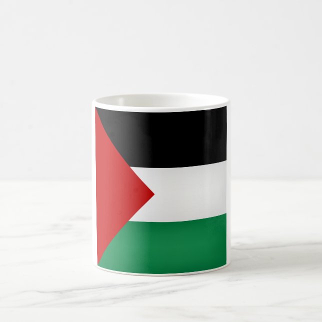 Coole palästinensische Flagge Kaffeetasse (Mittel)