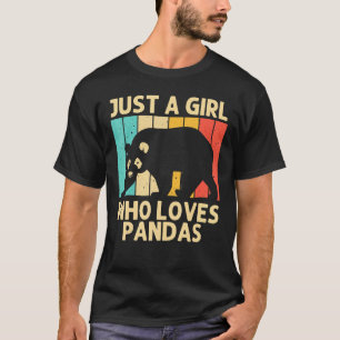 Coole Panda für Mädchen Kinder Panda Bären Tierzoo T-Shirt