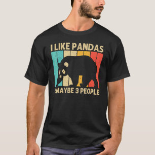 Coole Panda für Männer Frauen Panda Bären Tierzook T-Shirt