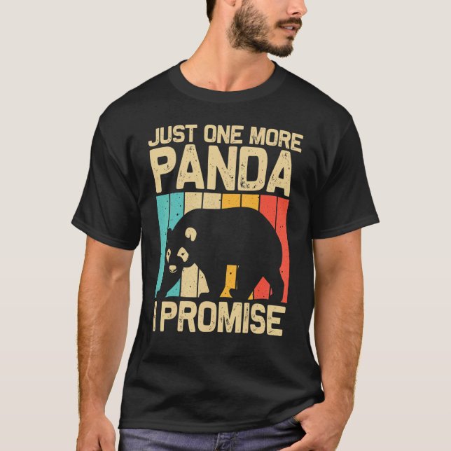 Coole Panda für Männer Frauen Panda Bären Tierzook T-Shirt (Vorderseite)