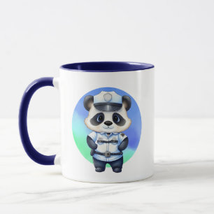 coole Panda Police hinzufügen Tasse
