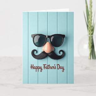 Coole Papa-Brille Vatertagskarte Karte
