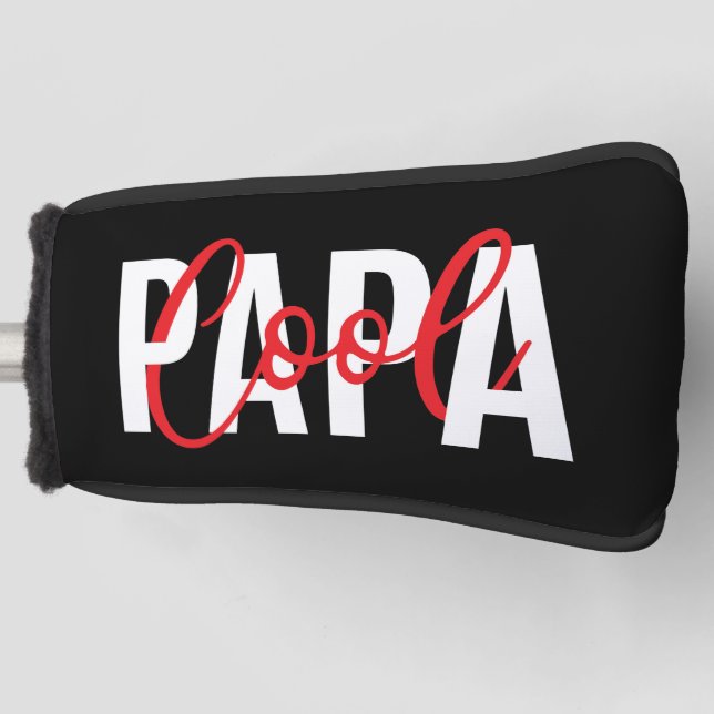 Coole Papa Golf Head Cover Golf Headcover (Vorderseite)