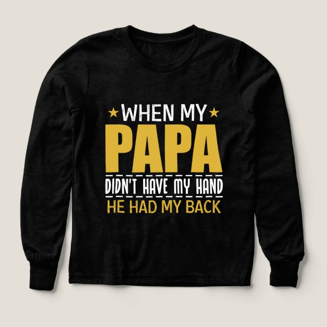 Coole PaPa-Hand-Back-Wortart (Design Vorderseite)