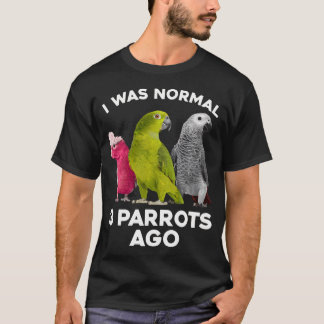 Coole Papageienkunst für Ara-Vogeleigner Papagei T-Shirt