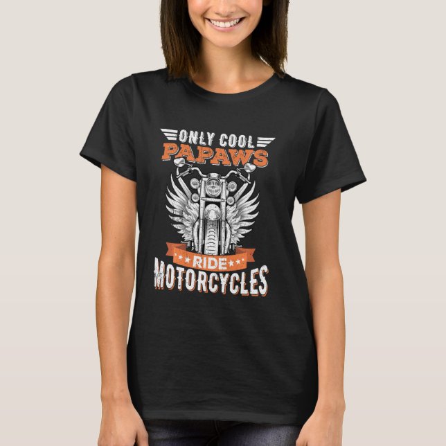 Coole Papaws-Motorräder, Radfahren für Spo T-Shirt (Vorderseite)