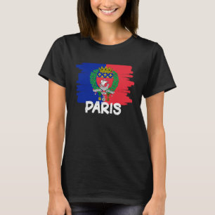 Coole Pariser Flagge T-Shirt