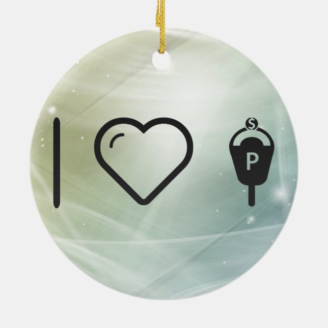 Coole Parkmeter Keramikornament (Hinten)
