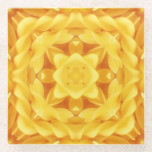 Coole Pasta Glasuntersetzer (Vorderseite)