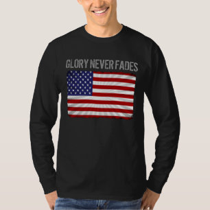 Coole patriotische Herrlichkeit verblasst nie und T-Shirt