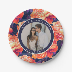 Coole Peonies Teller für Hochzeiten nach dem Party