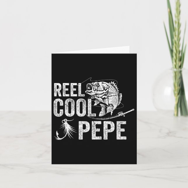Coole Pepe Fishing Fighter Day Geschenke Karte (Vorderseite)