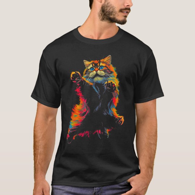 Coole Perserkatze T-Shirt (Vorderseite)