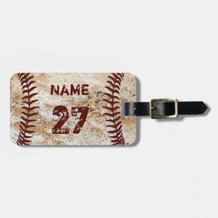 Coole Personalisierte Baseball-Gepäckanhänger mit Gepäckanhänger