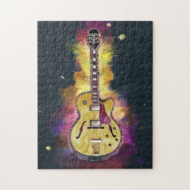 Coole Personalisierte Gitarre Puzzle (Vertikal)