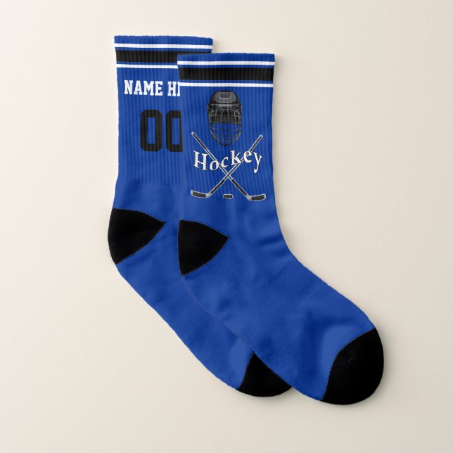 Coole personalisierte Hockey-Socken für ihn Socken (Paar)