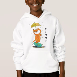 Coole Personalisierte Katze in Regen Hoodie