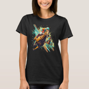 Coole Pferderennen für Jockeys und Pferde T-Shirt