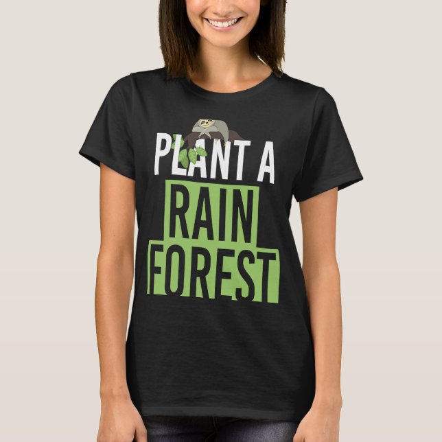 Coole Pflanze Ein Regenwald T-Shirt (Vorderseite)