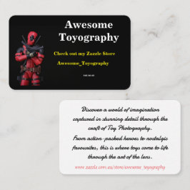 Coole Phantastische Toyografie Visitenkarte