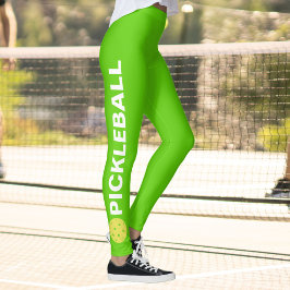 Coole Pickleball-Leggings Gelber Ball Benutzerdefi Leggings