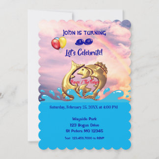 Coole Pilze Geburtstag / 19. Februar - März 20 Einladung