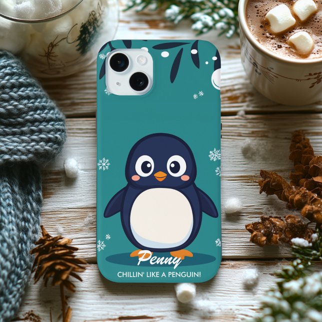 Coole Pinguin Vibes - Niedlich & gemütlich Case-Mate iPhone Hülle (Von Creator hochgeladen)