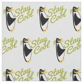 Coole Pinguine bleibe Stoff