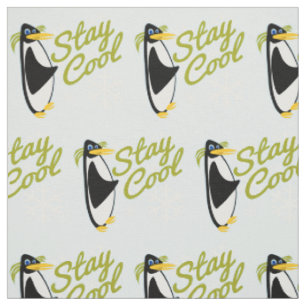 Coole Pinguine bleibe Stoff