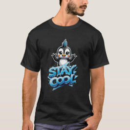 Coole Pinguine bleibe T-Shirt