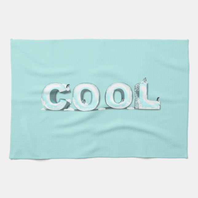 Coole Pinguine Geschirrtuch (Horizontal)