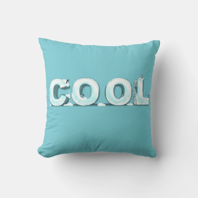 Coole Pinguine Kissen (Vorderseite)