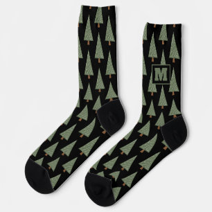 Coole Piniensocken mit individueller Monogramm Socken
