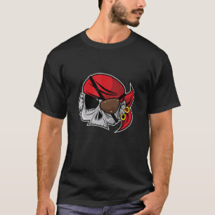 Coole Piraten in der Karibik Skull Grafik-Designs T-Shirt
