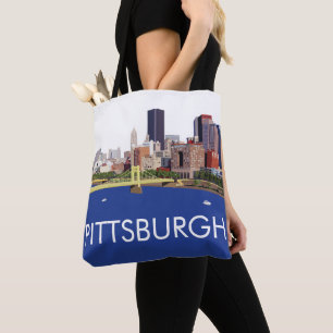 Coole Pittsburgh Skyline-Computerillustration