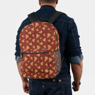 Coole Pizzastücke im vintage roten Muster Bedruckter Rucksack